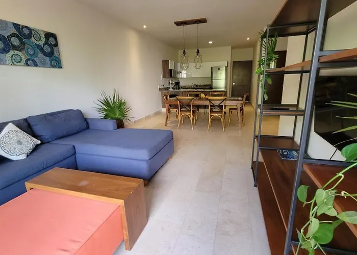Aparthotel Comodo Depto. 2 2 Banos Aldea Zama Tulum Playa del Carmen