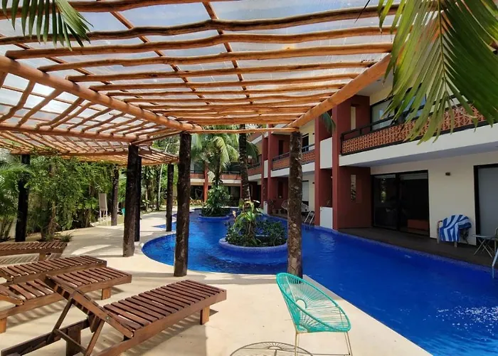 Comodo Depto. 2 2 Banos Aldea Zama Tulum Aparthotel